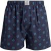 Lucky Brand Mens Boxer Shorts – 6 Pack Relaxed Fit Cotton Boxers with Functional Fly and Elastic Waistband (Sizes: S-XL)(Navy/Plaid/Print)