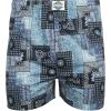 Lucky Brand Mens Boxer Shorts – 6 Pack Relaxed Fit Cotton Boxers with Functional Fly and Elastic Waistband (Sizes: S-XL)(White Tartan/Light Blue/Blue Bandana Print)