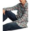 Lucky Brand Men’s Brushed Long Sleeve Knit Shirting(Blue Multi)