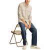 Lucky Brand Men’s Brushed Long Sleeve Knit Shirting(Heather Grey)