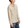 Lucky Brand Men’s Brushed Long Sleeve Knit Shirting(Heather Grey)
