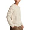 Lucky Brand Men’s Cable Crew Neck Sweater(Tofu)
