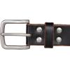 Lucky Brand Men’s Casual and Dress Leather Belts with Metal Buckle(Raw Edge – Black)