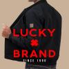 Lucky Brand Men’s Classic Bomber Jacket(Black)