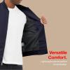 Lucky Brand Men’s Classic Bomber Jacket(Blue)