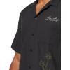 Lucky Brand Men’s Embroidered Camp Collar Shirt(Phantom)