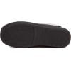 Lucky Brand Men’s Faux Wool Sherpa Lined Slipper(Black/White)
