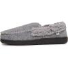 Lucky Brand Men’s Faux Wool Sherpa Lined Slipper(Grey/Grey)