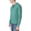Lucky Brand Men’s Garment Dye Thermal Hoodley(Sea Pine)