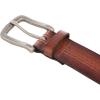 Lucky Brand Men’s Genuine Leather Belt | Classic | Casual | Everyday | Western | American Heritage | Metal Buckle(Chevron – Brown)