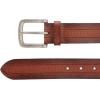 Lucky Brand Men’s Genuine Leather Belt | Classic | Casual | Everyday | Western | American Heritage | Metal Buckle(Chevron – Brown)