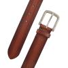 Lucky Brand Men’s Genuine Leather Belt | Classic | Casual | Everyday | Western | American Heritage | Metal Buckle(Chevron – Brown)