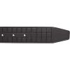 Lucky Brand Men’s Genuine Leather Belt | Classic | Casual | Everyday | Western | American Heritage | Metal Buckle(Grid Tooled Embossed – Black)