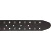 Lucky Brand Men’s Genuine Leather Belt | Classic | Casual | Everyday | Western | American Heritage | Metal Buckle(Grommet and Stud – Black)