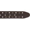 Lucky Brand Men’s Genuine Leather Belt | Classic | Casual | Everyday | Western | American Heritage | Metal Buckle(Grommet and Stud – Brown)