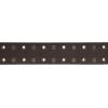 Lucky Brand Men’s Genuine Leather Belt | Classic | Casual | Everyday | Western | American Heritage | Metal Buckle(Grommet and Stud – Brown)