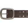 Lucky Brand Men’s Genuine Leather Belt | Classic | Casual | Everyday | Western | American Heritage | Metal Buckle(Grommet and Stud – Brown)