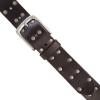 Lucky Brand Men’s Genuine Leather Belt | Classic | Casual | Everyday | Western | American Heritage | Metal Buckle(Studded – Black)