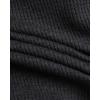 Lucky Brand Men’s Henley Shirt – Long Sleeve Waffle Knit Cotton Henley Thermal Shirt – Undershirts for Men(Charcoal Heather Grey)