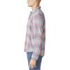 Lucky Brand Men’s Indigo Plaid Western Long Sleeve Shirt(Indigo Plaid)