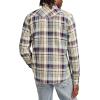 Lucky Brand Men’s Indigo Plaid Western Long Sleeve Shirt(Multi)
