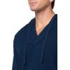 Lucky Brand Men’s Indigo Waffle Baja Hoodie(Indigo)