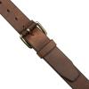 Lucky Brand Men’s Jeans Leather Belt| Classic| Casual| Dress| Everyday| American Heritage| Genuine Leather| Metal Buckle(Covered Roller – Dark Brown)