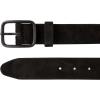Lucky Brand Men’s Jeans Leather Belt| Classic| Casual| Dress| Everyday| American Heritage| Genuine Leather| Metal Buckle(Distressed Suede – Black)