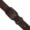Lucky Brand Men’s Jeans Leather Belt| Classic| Casual| Dress| Everyday| American Heritage| Genuine Leather| Metal Buckle(Distressed Suede – Brown)