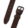 Lucky Brand Men’s Jeans Leather Belt| Classic| Casual| Dress| Everyday| American Heritage| Genuine Leather| Metal Buckle(Distressed Suede – Brown)