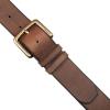 Lucky Brand Men’s Jeans Leather Belt| Classic| Casual| Dress| Everyday| American Heritage| Genuine Leather| Metal Buckle(Double Keeper – Tan)