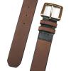 Lucky Brand Men’s Jeans Leather Belt| Classic| Casual| Dress| Everyday| American Heritage| Genuine Leather| Metal Buckle(Double Keeper – Tan)