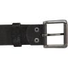 Lucky Brand Men’s Jeans Leather Belt| Classic| Casual| Dress| Everyday| American Heritage| Genuine Leather| Metal Buckle(Roller Buckle With Rivets – Black)