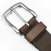 Lucky Brand Men’s Jeans Leather Belt| Classic| Casual| Dress| Everyday| American Heritage| Genuine Leather| Metal Buckle(Weathered – Brown)