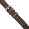 Lucky Brand Men’s Jeans Leather Belt| Classic| Casual| Dress| Everyday| American Heritage| Genuine Leather| Metal Buckle(Weathered – Brown)