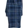 Lucky Brand Men’s Lightweight Plaid Fleece 2 Pack Pajama Pants(Blue Plaids)