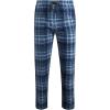 Lucky Brand Men’s Lightweight Plaid Fleece 2 Pack Pajama Pants(Blue Plaids)