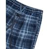 Lucky Brand Men’s Lightweight Plaid Fleece 2 Pack Pajama Pants(Blue Plaids)