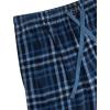 Lucky Brand Men’s Lightweight Plaid Fleece 2 Pack Pajama Pants(Blue Plaids)