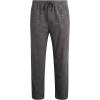 Lucky Brand Men’s Lightweight Plaid Fleece 2 Pack Pajama Pants(Mood Indigo Print/Grey Print)
