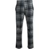 Lucky Brand Men’s Lightweight Plaid Fleece Pajama Pants(Black Plaid)