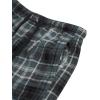 Lucky Brand Men’s Lightweight Plaid Fleece Pajama Pants(Black Plaid)