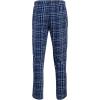 Lucky Brand Men’s Lightweight Plaid Fleece Pajama Pants(Mood Indigo)