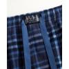 Lucky Brand Men’s Lightweight Plaid Fleece Pajama Pants(Mood Indigo)