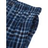 Lucky Brand Men’s Lightweight Plaid Fleece Pajama Pants(Mood Indigo Plaid)