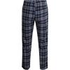 Lucky Brand Men’s Lightweight Plaid Fleece Pajama Pants(Mood Indigo Print)