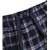 Lucky Brand Men’s Lightweight Plaid Fleece Pajama Pants(Mood Indigo Print)