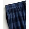 Lucky Brand Men’s Lightweight Plaid Fleece Pajama Pants(Navy Checked Plaid)
