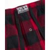 Lucky Brand Men’s Lightweight Plaid Fleece Pajama Pants(Red Print)