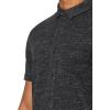 Lucky Brand Men’s Linen Short Sleeve Button Up Shirt(Black)